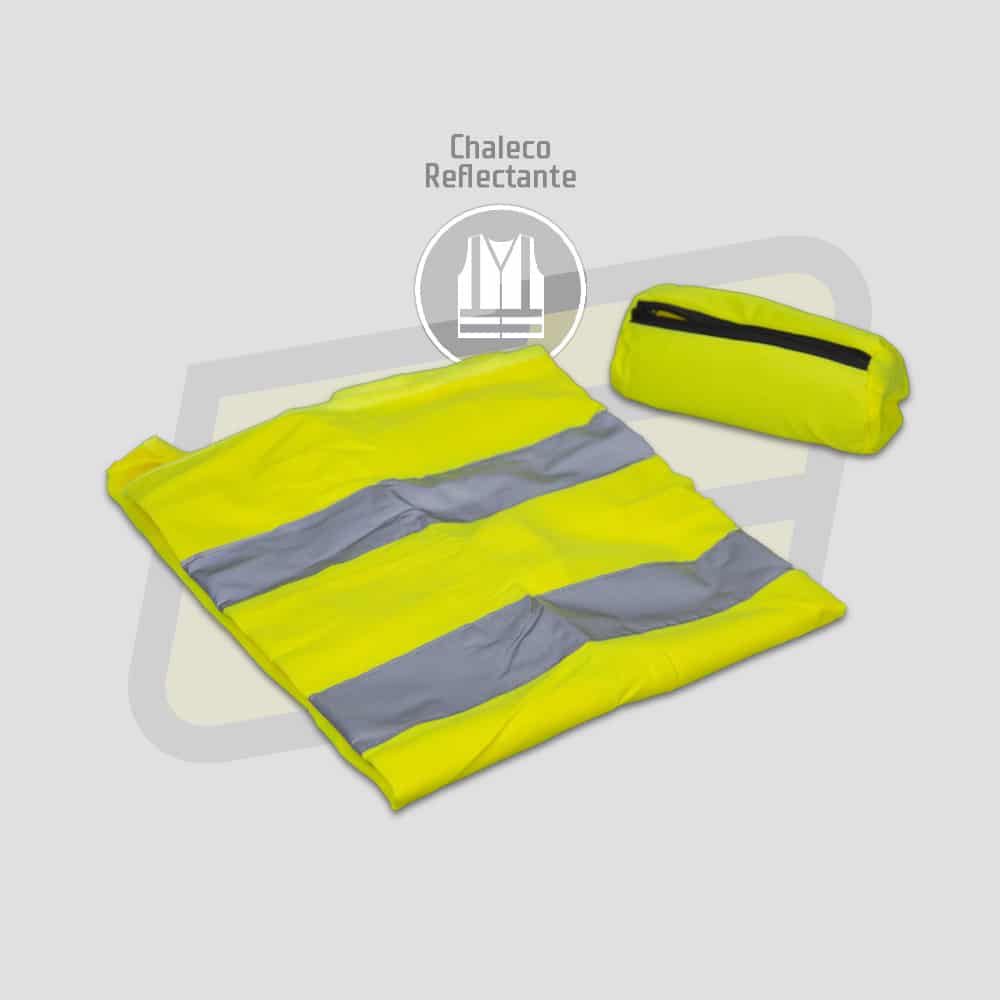 Kit Emergencia Vial Kinka Con Luz V16 Y Chaleco - Homologado DGT, Magnético