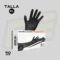 Guantes de Nitrilo Desechables Negros 100 Unidades Grosor 7,0MIL Textura Diamantada [Mundo Guante] - XL