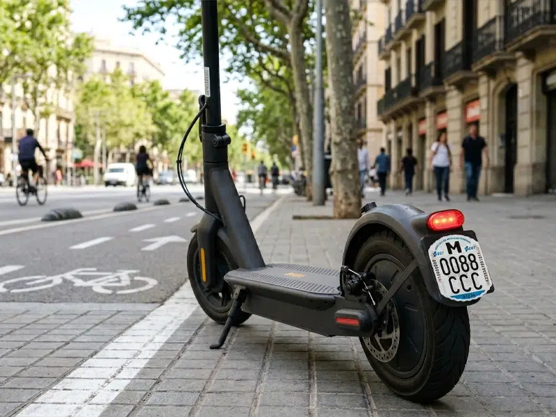 Matrículas de patinete eléctrico